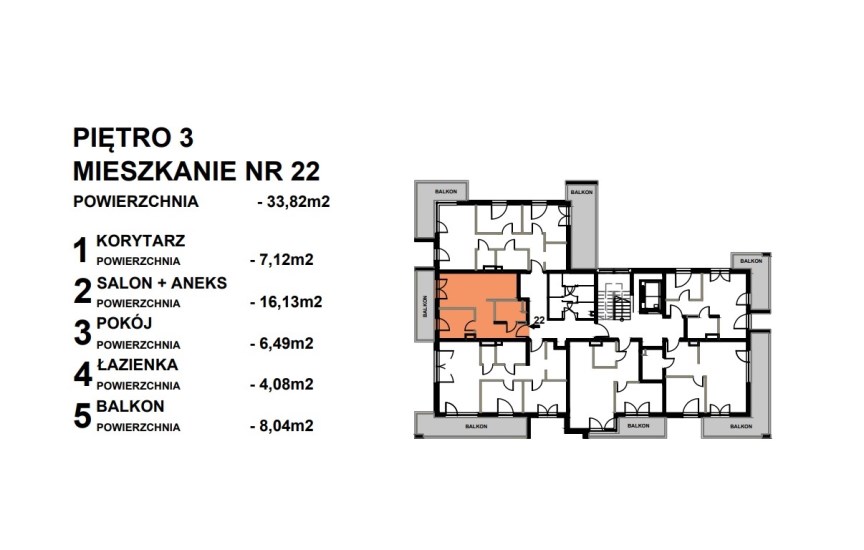 Mieszkanie Sprzedaż - świętokrzyskie, Kielce m., Kielce, Czarnów