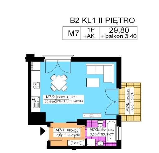 Mieszkanie Sprzedaż - świętokrzyskie, Kielce m., Kielce, Na Stoku, Na Stoku