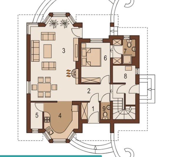 Dom Sprzedaż - świętokrzyskie, kielecki, Piekoszów, Rykoszyn